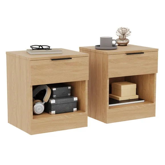 Hayes Set of 2 1 Drawer Bedside Tables 6