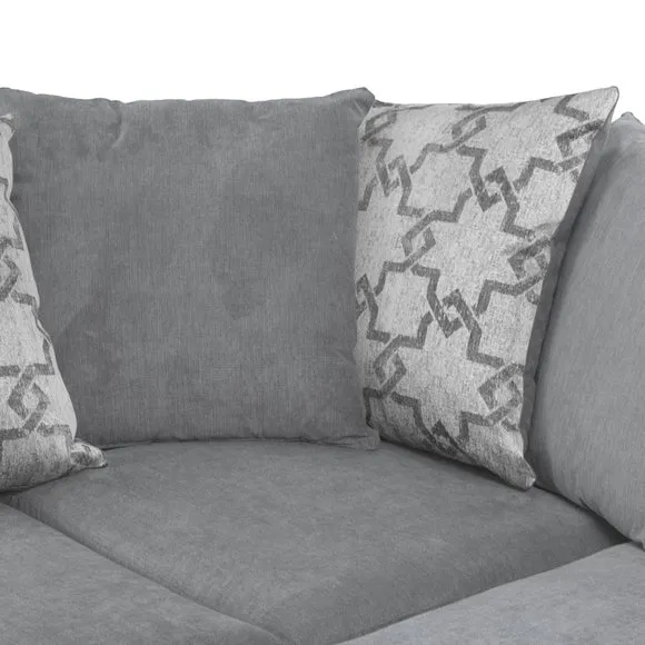 Washington Brushed Chenille Corner Sofa 6