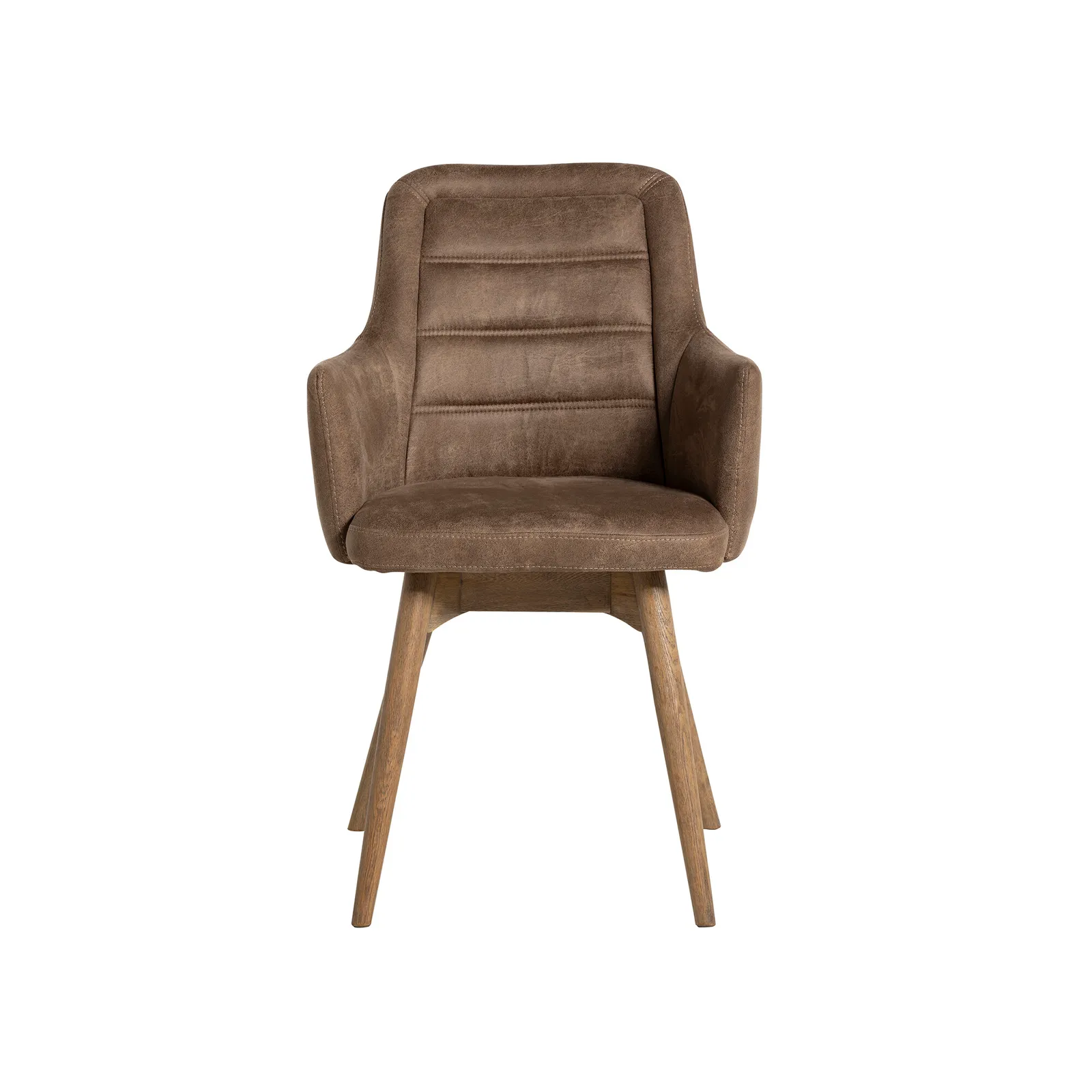 Hida Dining Chair With Arms, Brown | Barker & Stonehouse 4