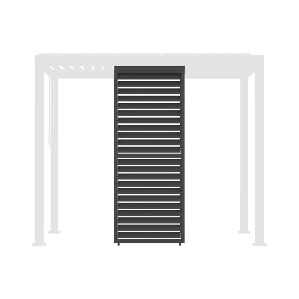 sweeek Adjustable louver panel 100cm for Triomphe pergola 3x3m V2 4x3m 6x3m in Dark Grey