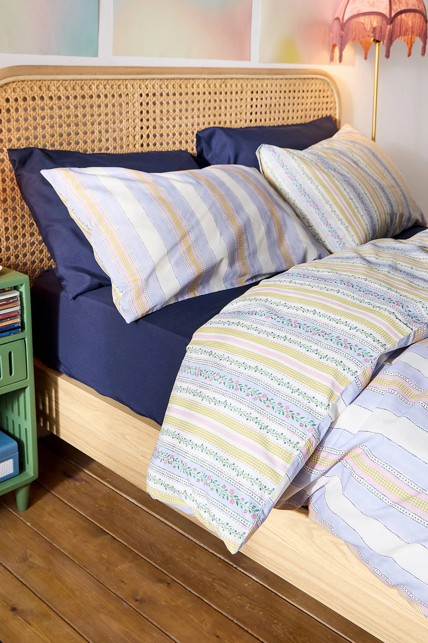 Darla Multi Stripe Reversible Duvet Set 5