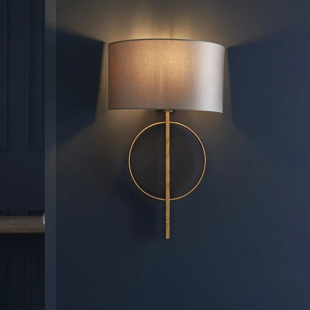 Netlighting 'TRENTO' Dimmable Stylish Contemporary Indoor 5 Light Fabric Wall Lamp in Rose Gold 2