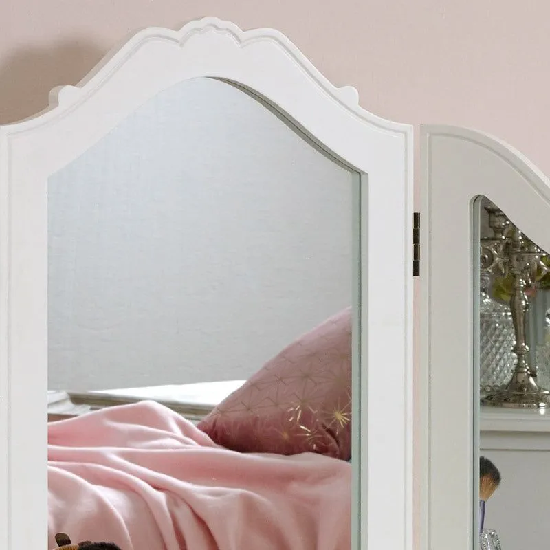 Melody Maison White Tabletop Vanity Mirror - Victoria Range 2