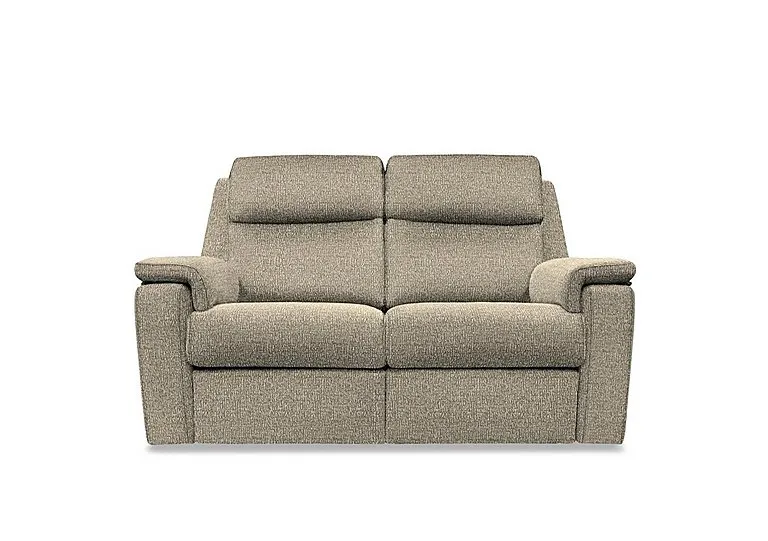 Thornbury 2 Seater Fabric Recliner Sofa with Headrests and Power Lumbar