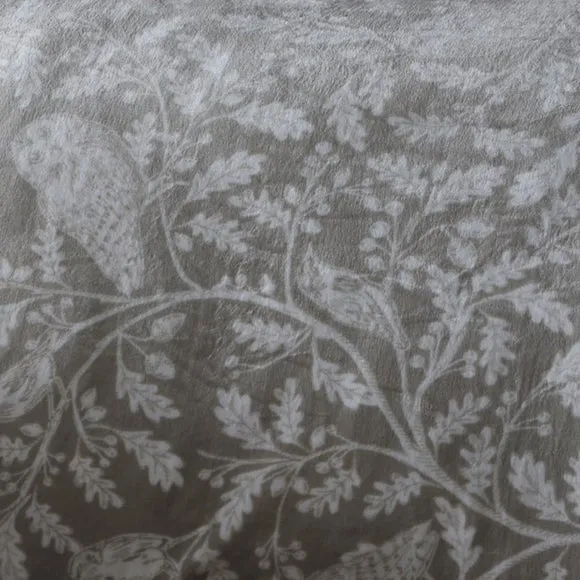 Lodge Woodland Owls Bedspread 150cm x 200cm 3