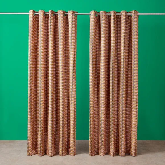 Yinka Ilori Sweet Flows Eyelet Curtains 2