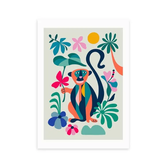East End Prints Monkey Print 2