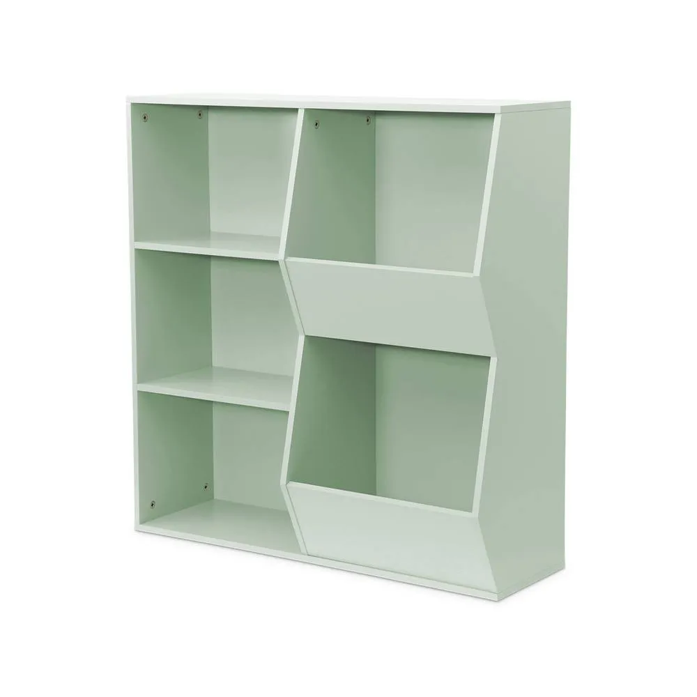sweeek Children's storage unit, 3 shelves & 2 storage spaces in Green 6