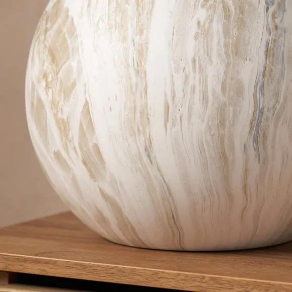 Pacific Lifestyle Viejo Large Stone Effect Ceramic Table Lamp 2