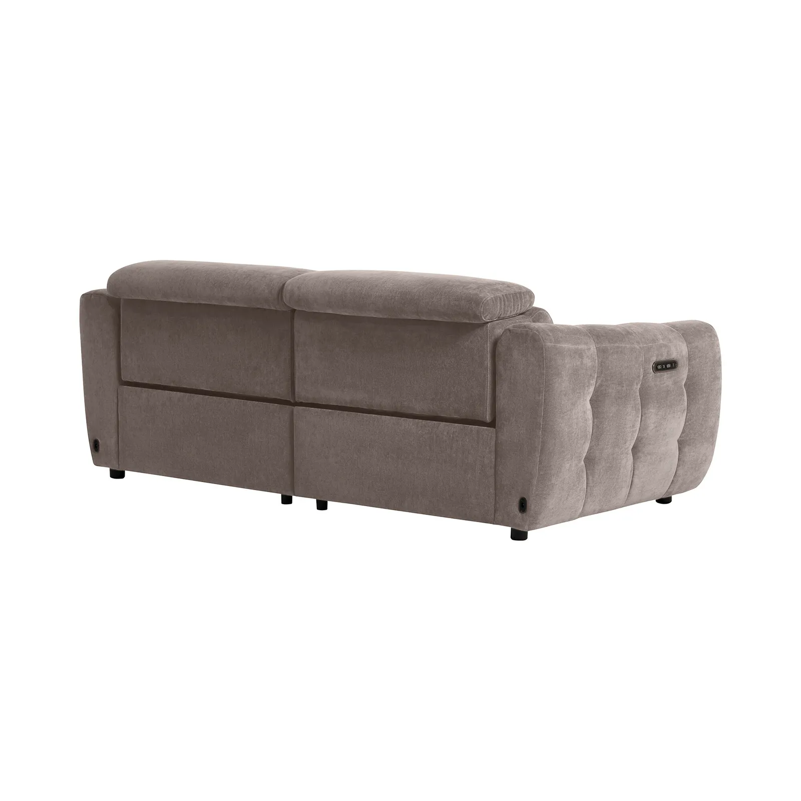 Montgomery 2.5 Power Seater & Headrest Recliner Sofa, Grey Fabric | Barker & Stonehouse 5