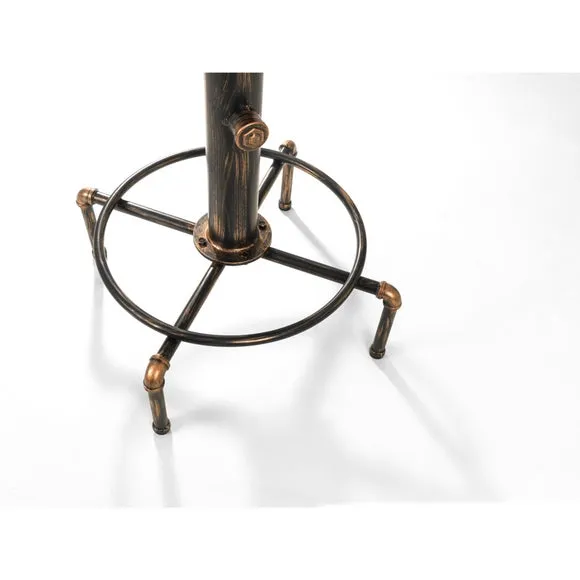 Rockport Pipework 4 Seater Round Bar Table 4