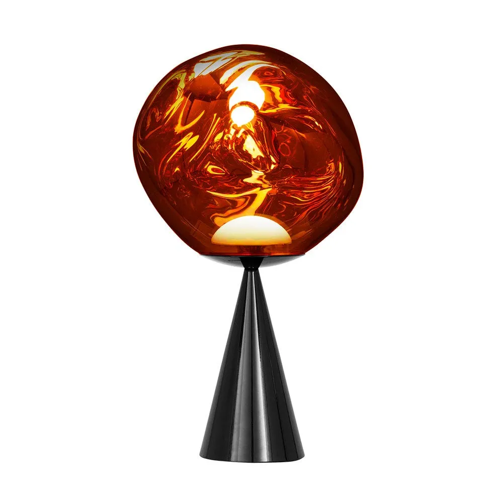 Tom Dixon Melt LED Cone Fat Table Lamp Copper 2
