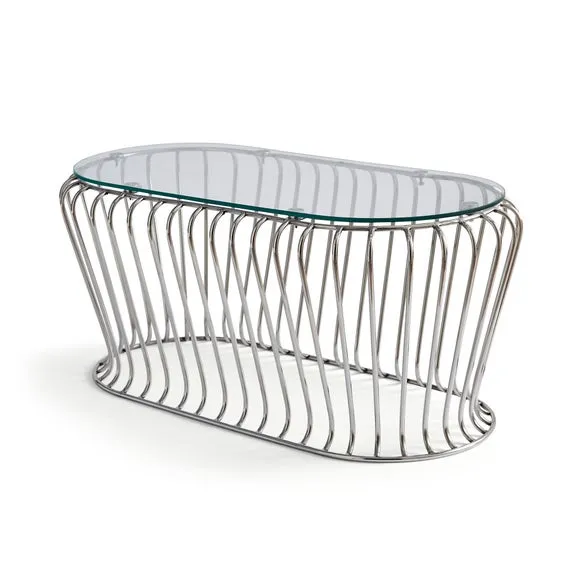 Yinka Ilori Trumpet Steel Coffee Table 5