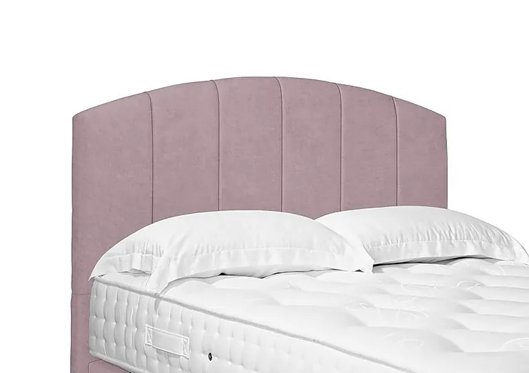 Artisan Collection Bow Standard Floor Standing Headboard - Single - Plush Lilac