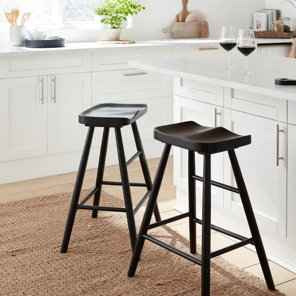 Loxwood Counter Height Bar Stool, Solid Oak 2