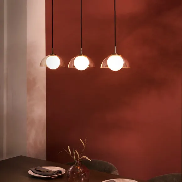 Brigitte 3 Light Adjustable Diner Ceiling Light 2