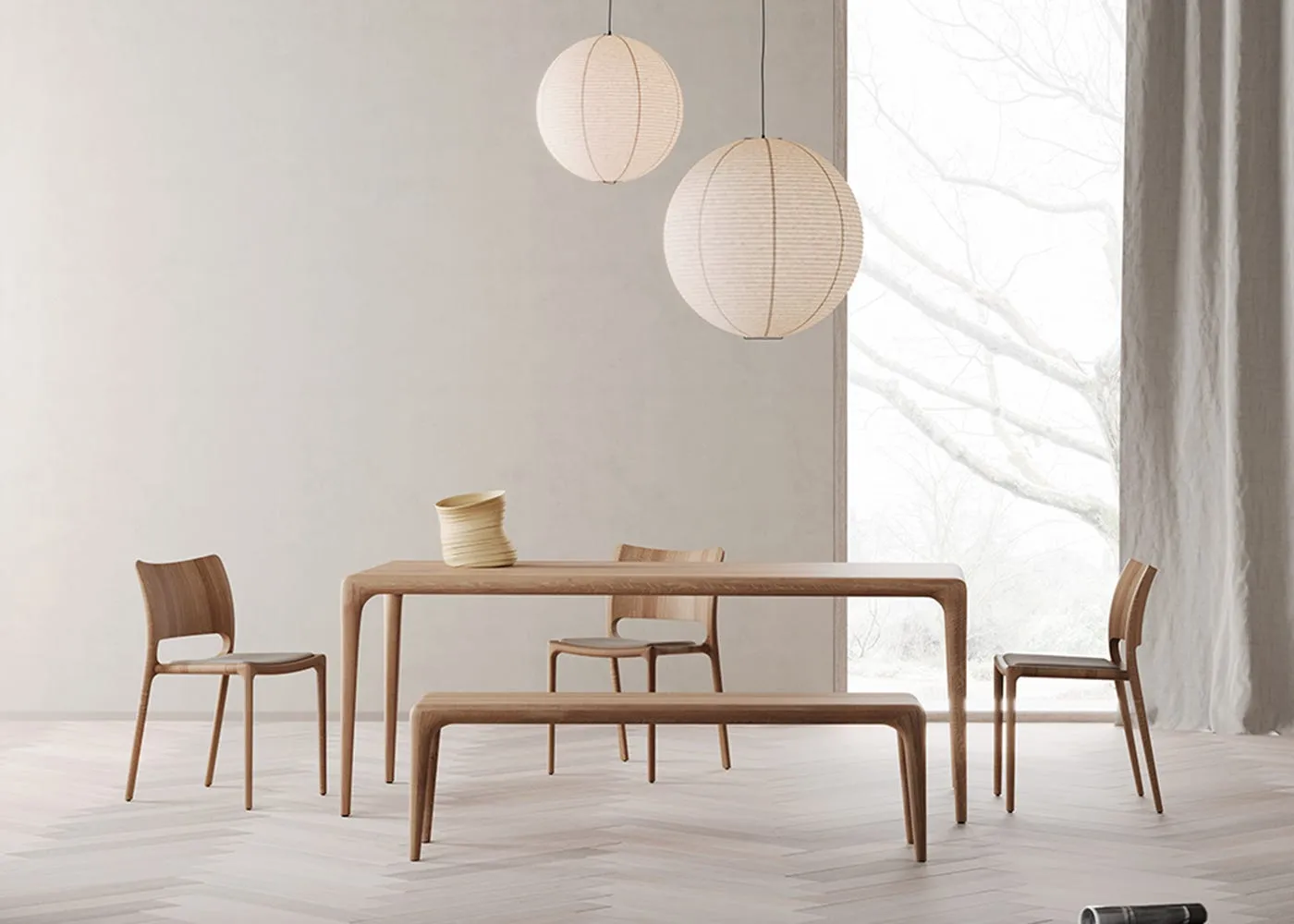 Artisan Latus Dining Table European Walnut 180cm 3