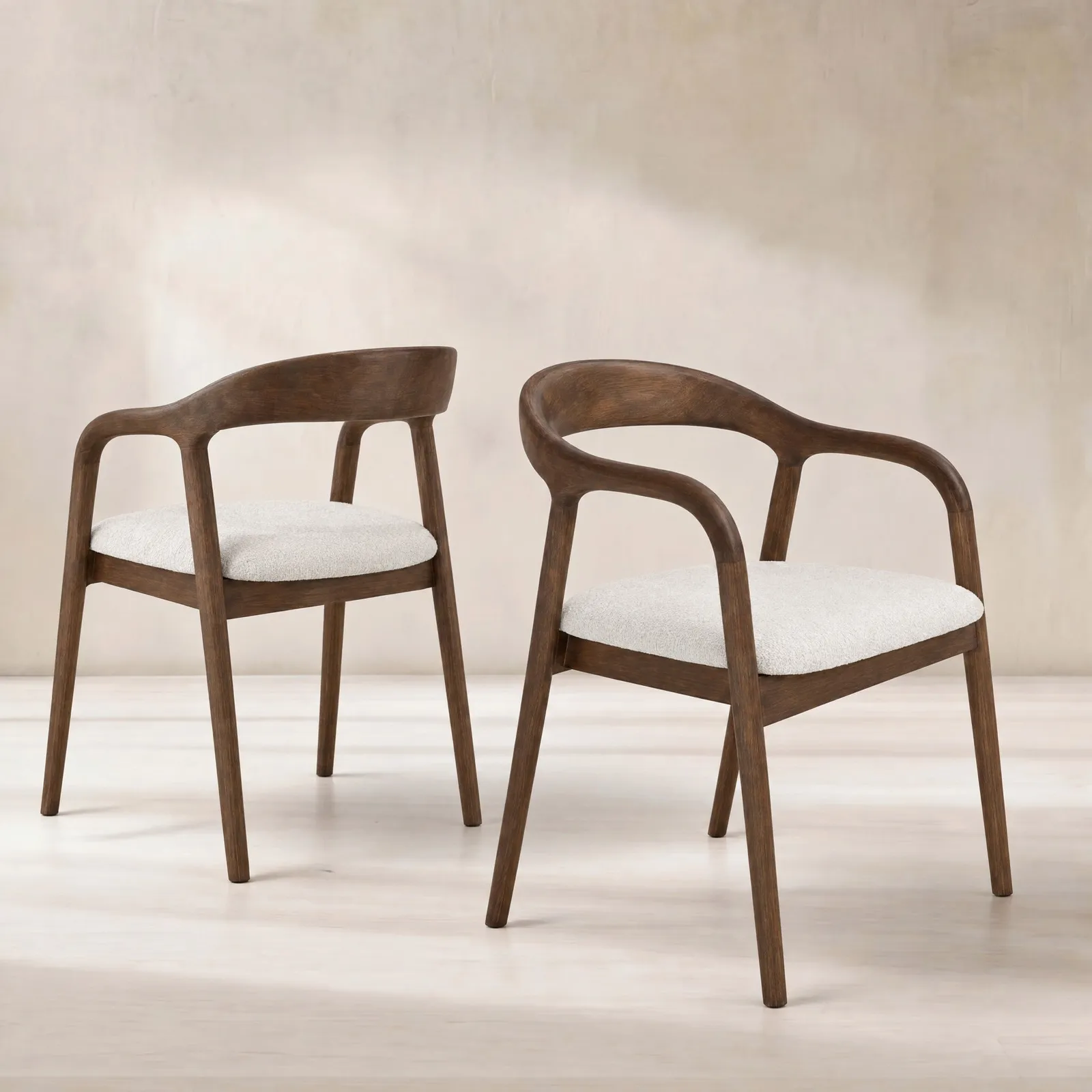 Carlow Dining Chair, Walnut Wood | Barker & Stonehouse