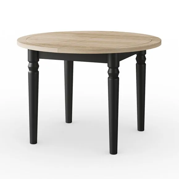 Pip 4-6 Seater Round to Oval Extendable Dining Table 6