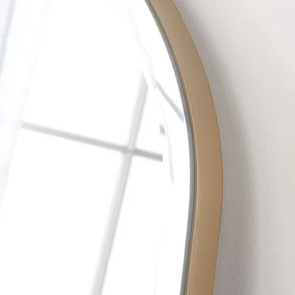 Yearn Arched Bevelled Overmantel Wall Mirror 2