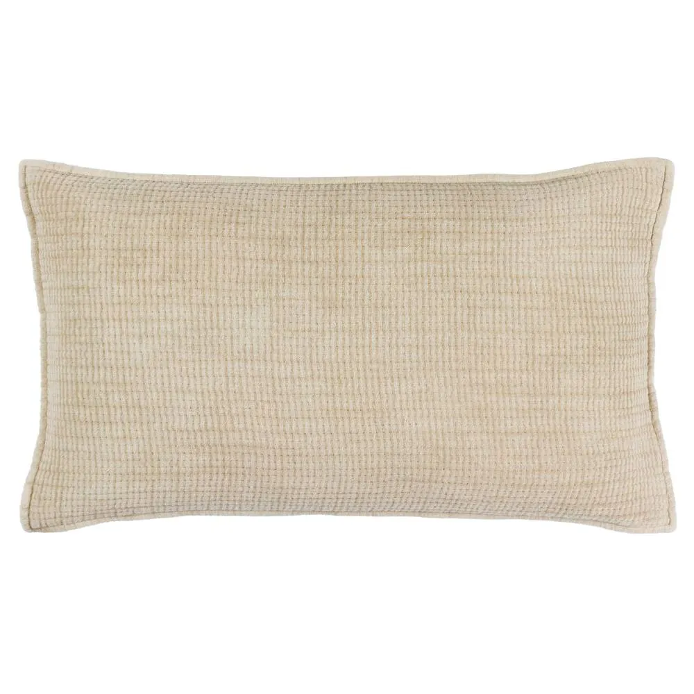 Yard Ribble 100% Cotton Acid Wash Cushion in Natural 2