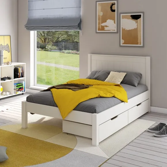 Classic Low End Bed with 2 Underbed Drawers