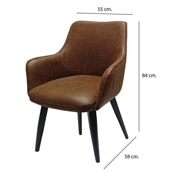 Indus Valley Set of 2 Lex Dining Chairs 6