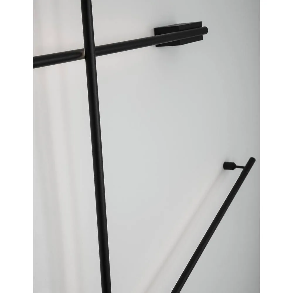 Netlighting Gropius 90cm Wall Lamp Sandy Black Aluminium LED 15W 507Lm 3000K 2