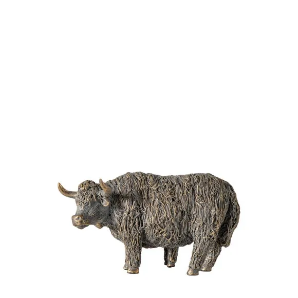 Cedar & Sage Highland Cow Mum & Calf Ornament 3