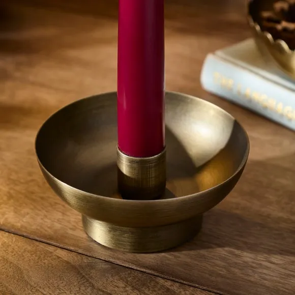 Gold Taper Candle Holder 2