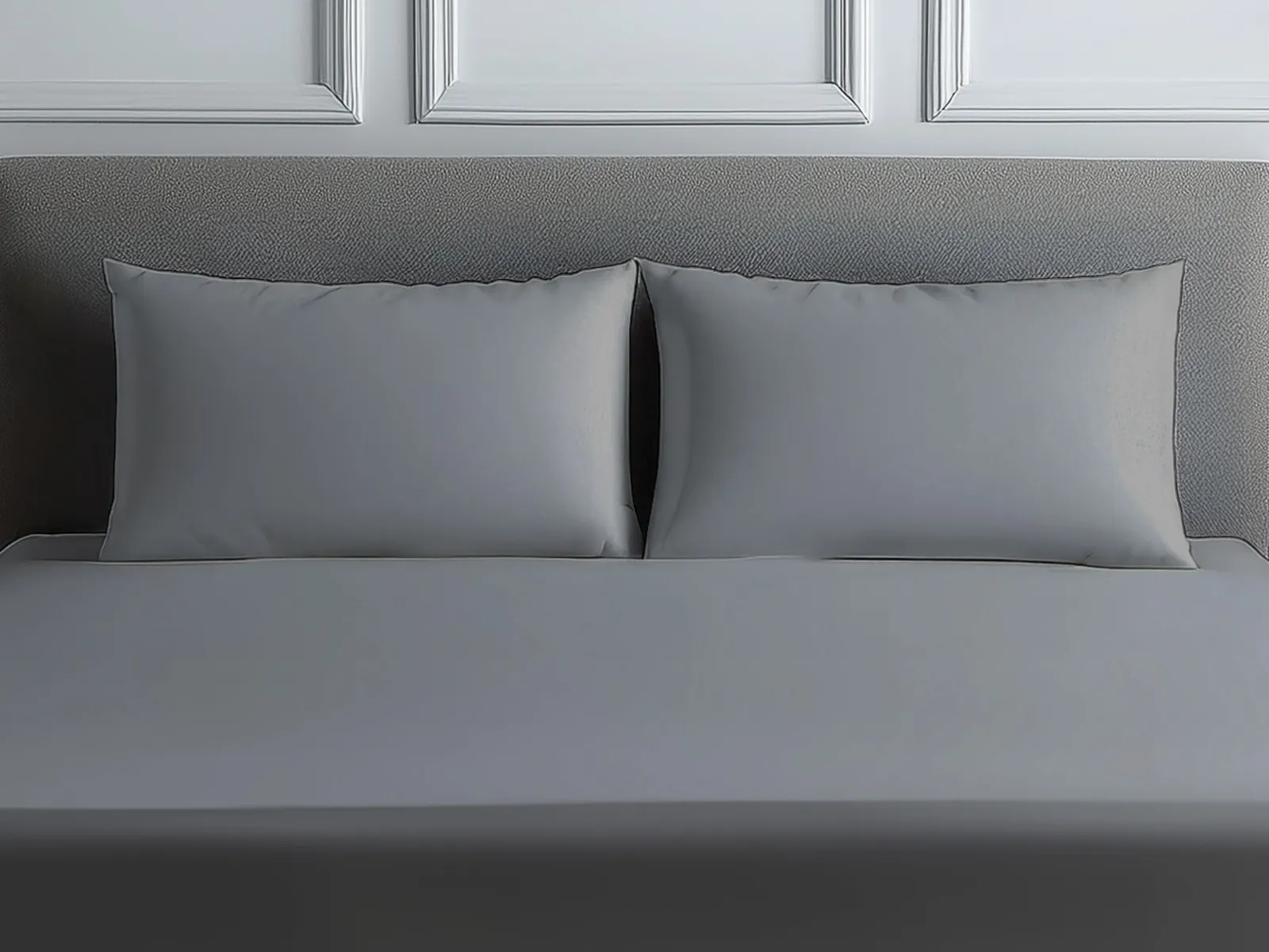 Snug City Luxury 200TC Housewife Pillowcase Pair Soft Feel in Grey