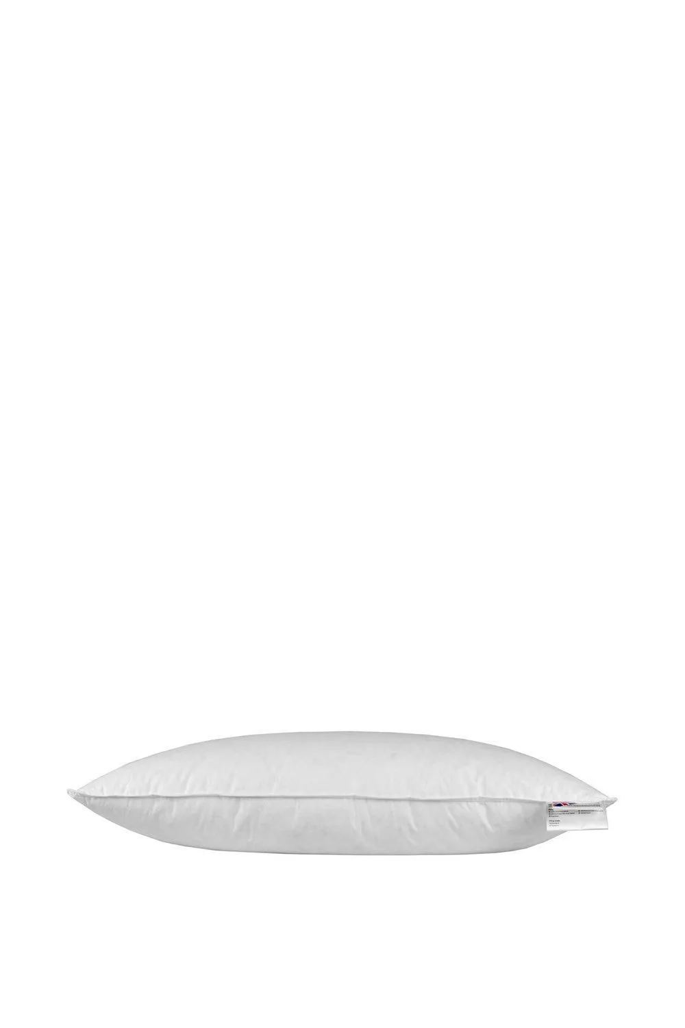 Homescapes Goose Feather & Down Euro Continental Pillow - 40cm x 80cm (16"x32") in White 3