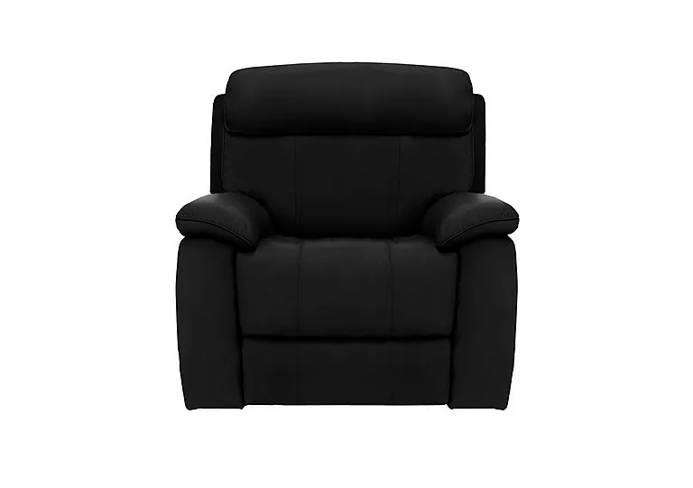 Moreno NC Leather Armchair - Black - Sofas and Armchairs - In Time for Christmas