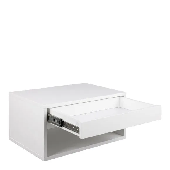 Furniture To Go Cholet 1 Drawer Square Wall Mounted Bedside Table 4