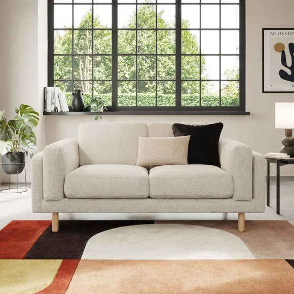 Newton Chunky Tonal Weave 2 Seater Sofa 1