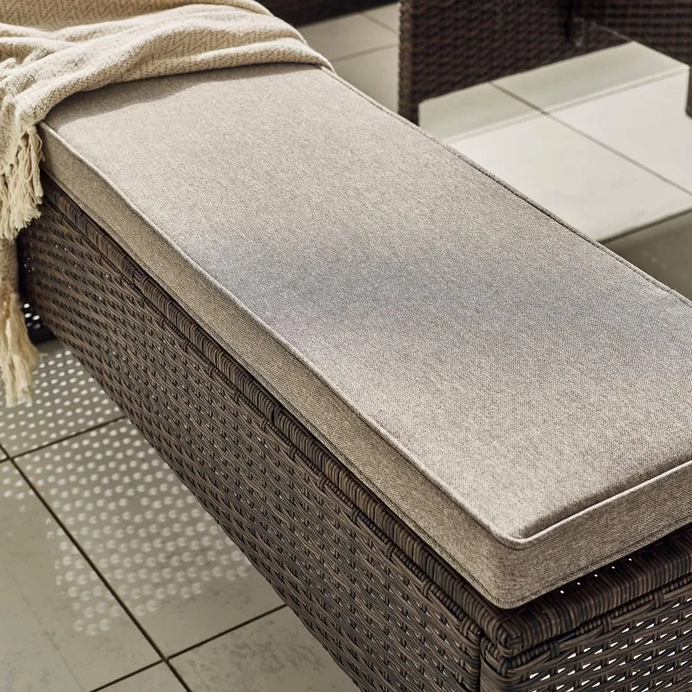 FurnitureboxUK Marbella Textured Grey Rattan Garden Dining Set Grey Cushions 9 Seat Outdoor Sofa, Glass Table Top 145x80cm in Brown 6
