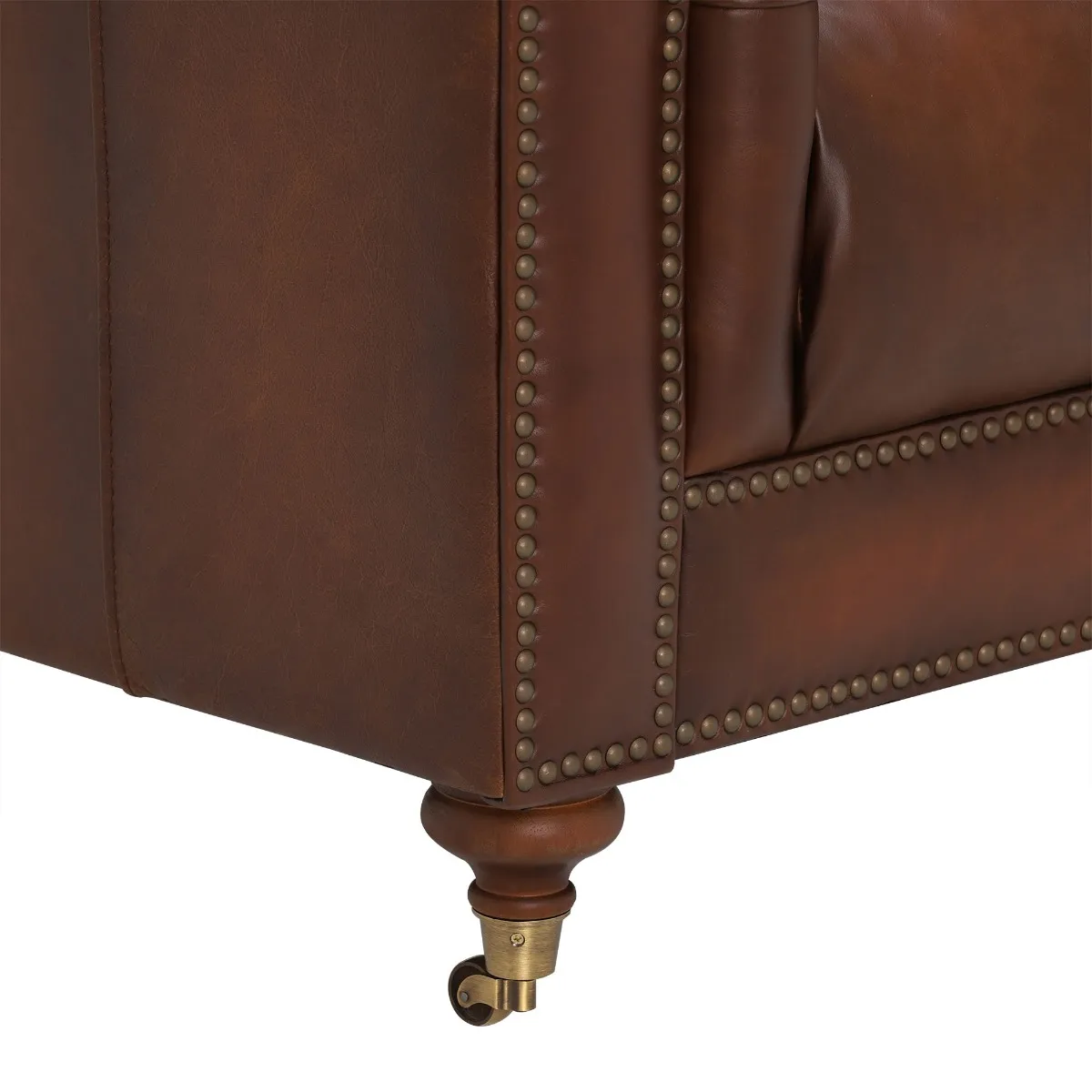 Ullswater Leather Club Armchair, Brown | Barker & Stonehouse 6