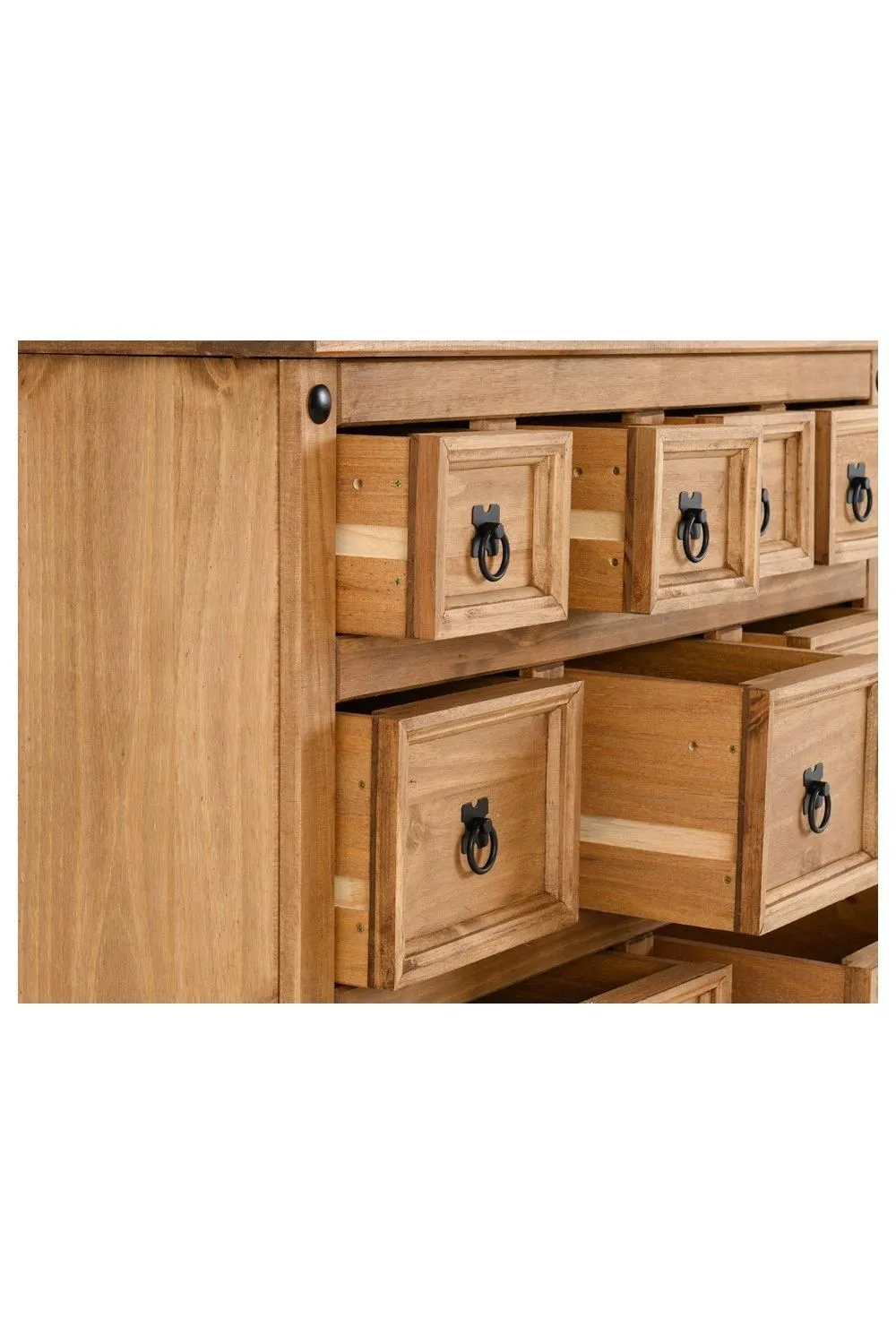 Seconique Corona 4+3+2 Drawer Merchant Chest in Natural 5