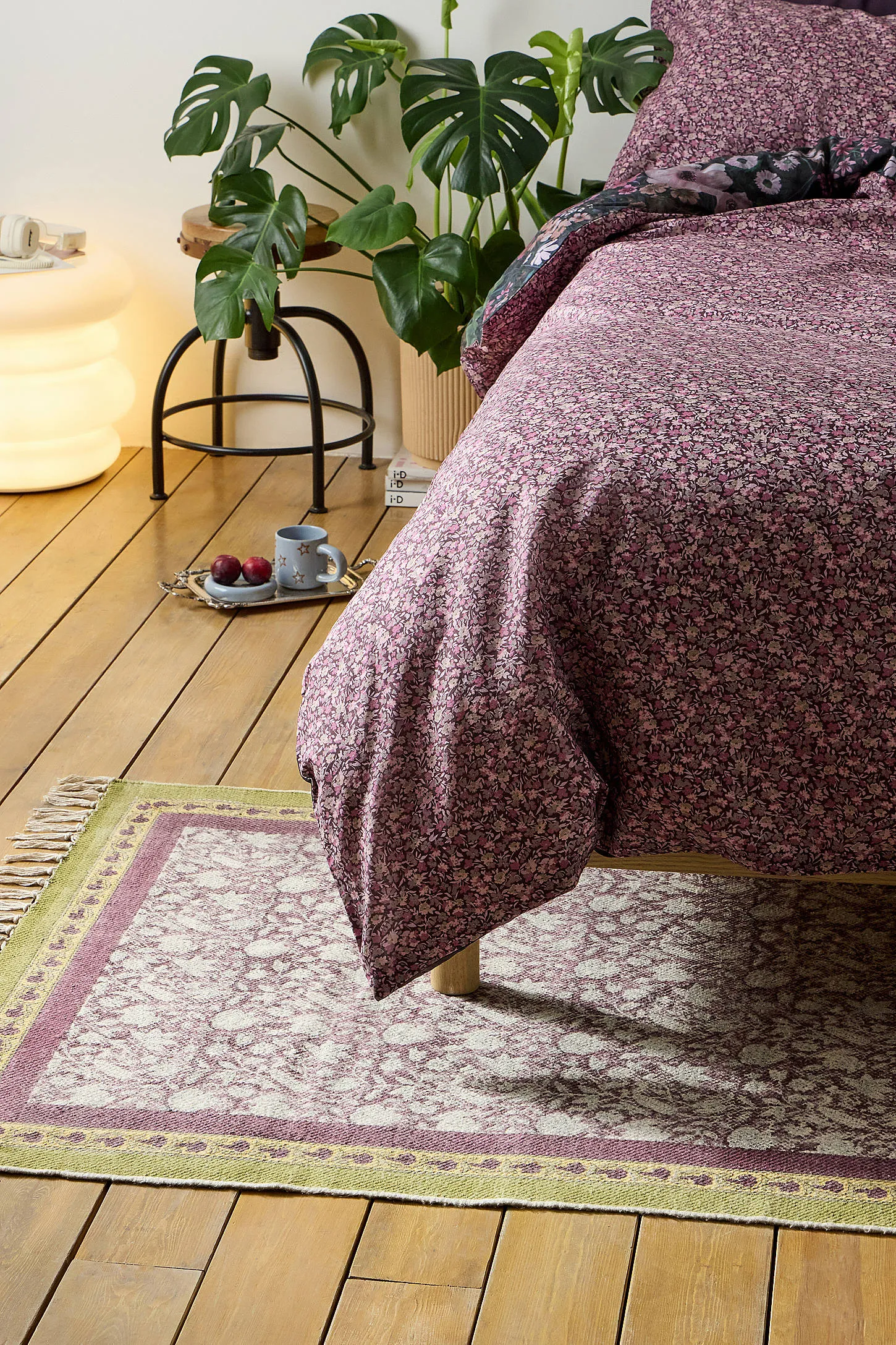 Block Print Reversible 3x5ft / 90x150cm Rug