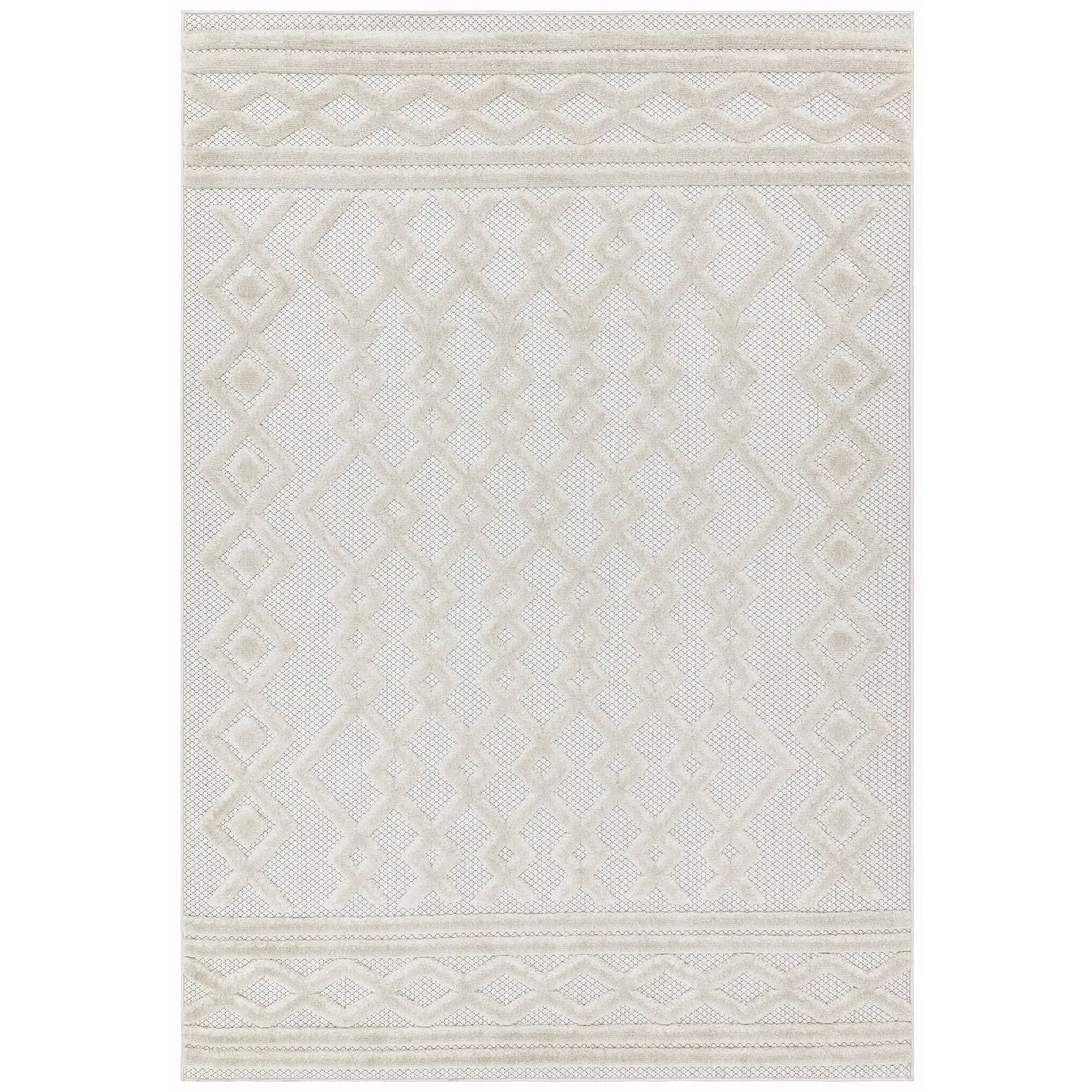 Asiatic Salta Geometric In & Outdoor Rug - 120x170cm - Cream
