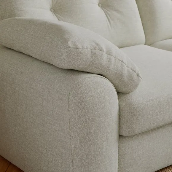 Milton Textured Chenille 3 Seater Sofa 4