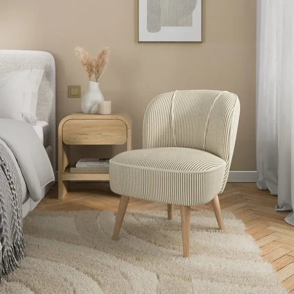 Elsie Tiny Stripe Cocktail Chair