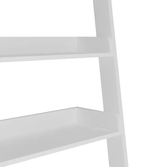 Lynton Ladder Bookcase, White 4