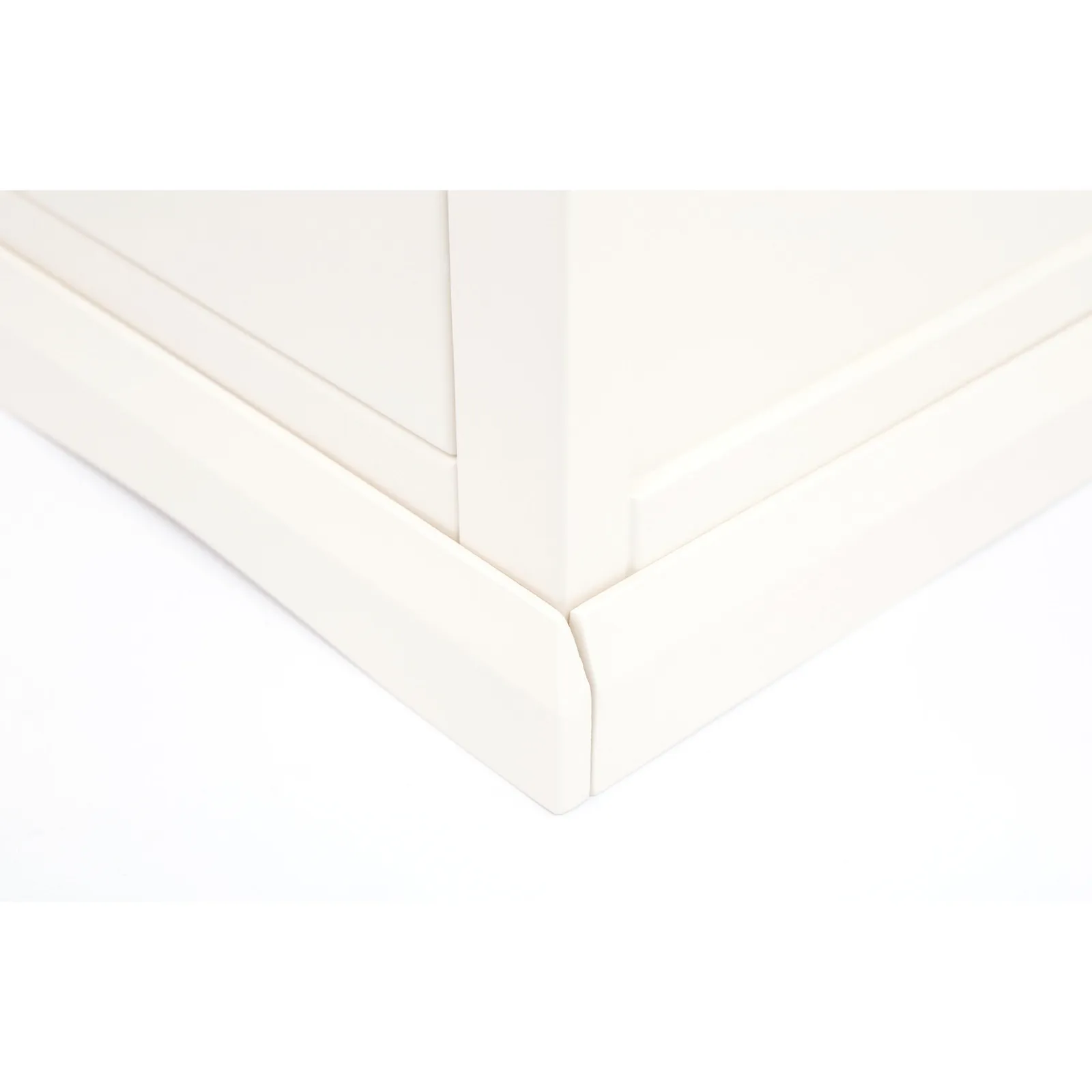 Cabinet Bits Castelli 6 Drawer Chest of Drawers Brass Knob in Off-White 6