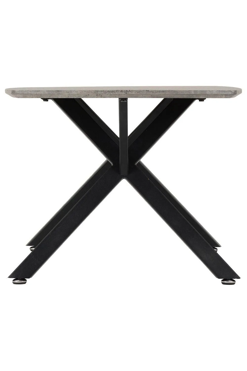 Seconique Athens Oval Coffee Table in Dark Grey 4