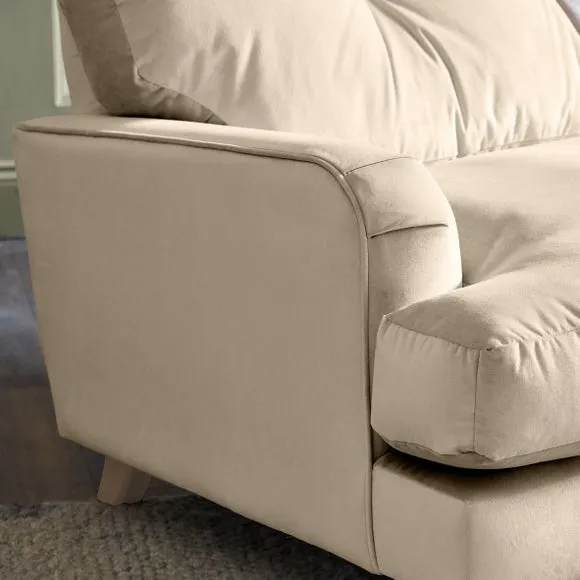 Martha Vintage Velvet Corner Chaise 5