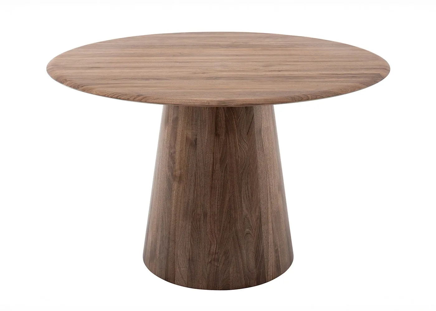 Gazzda Mushroom Round Dining Table Walnut 126cm 1
