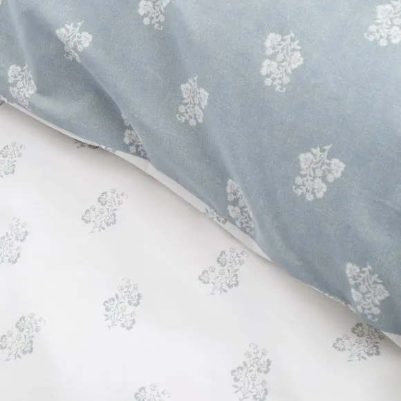 Bianca Esme Floral 200 Thread Count 100% Cotton Duvet Cover & Pillowcase Set 5
