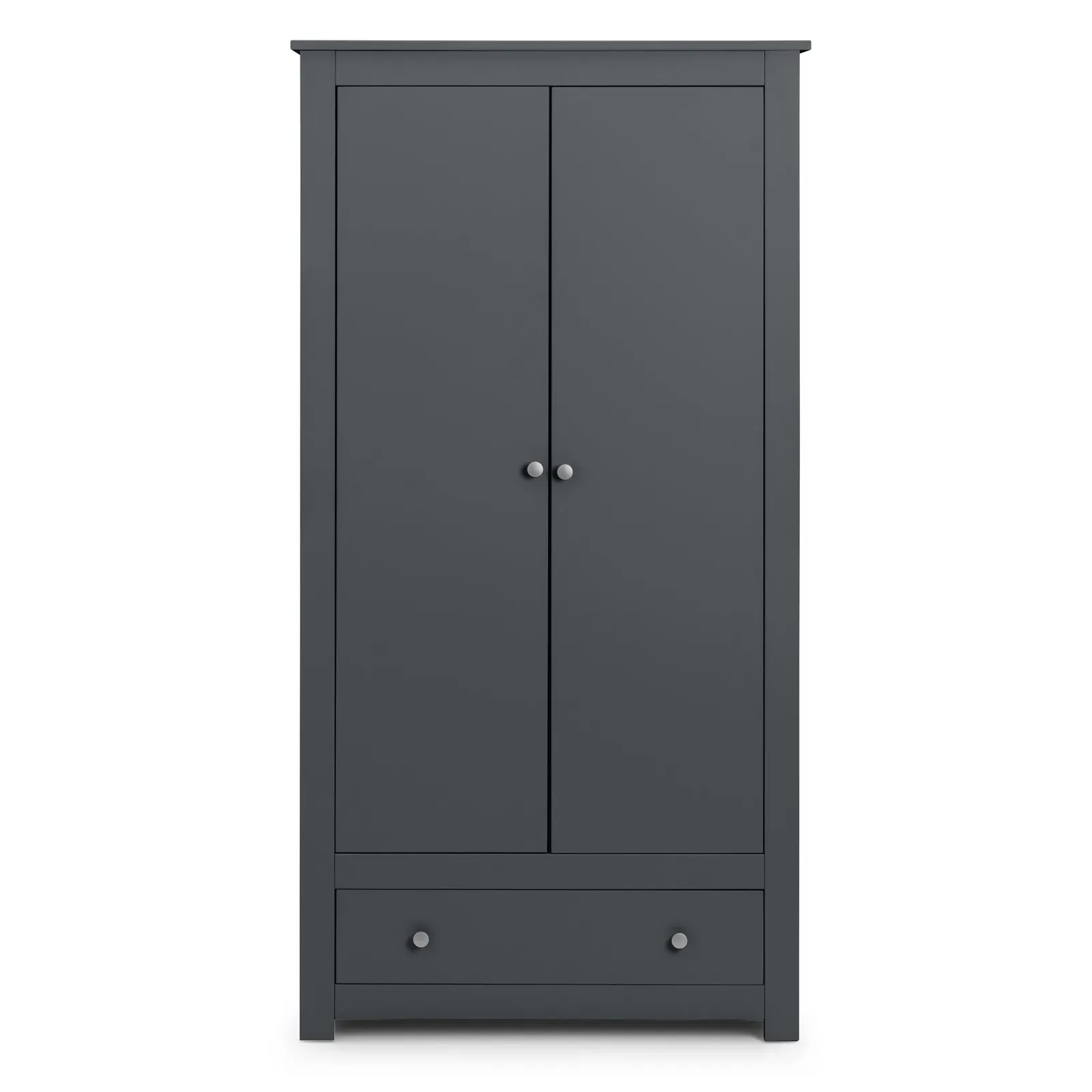 Radley Double Wardrobe, Dark Grey & Pine