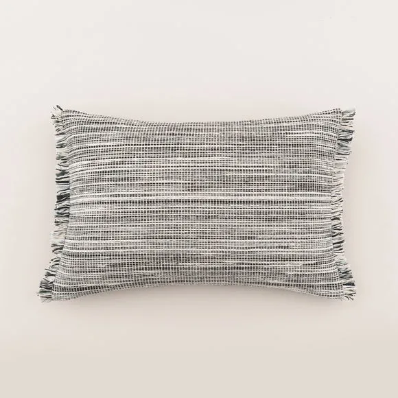Ava Fringe Cotton Rectangle Cushion 3